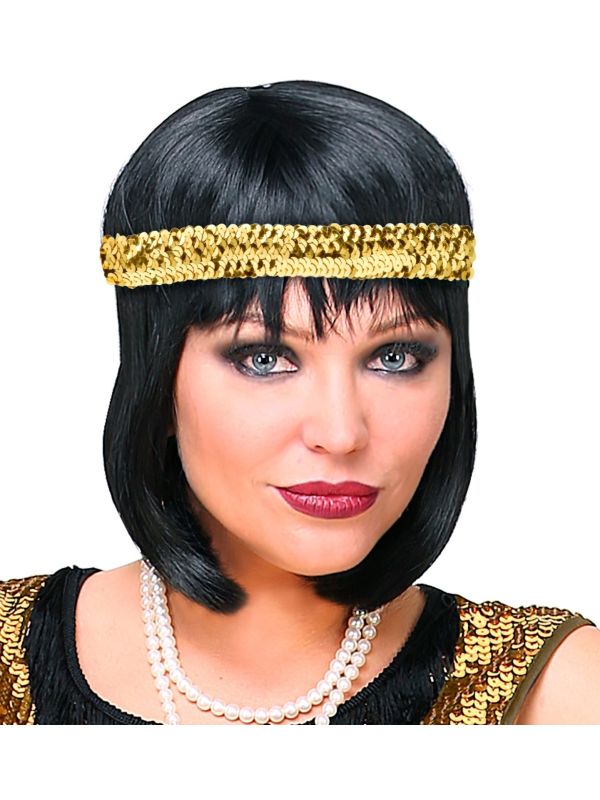 Gouden Pailletten Hoofdband