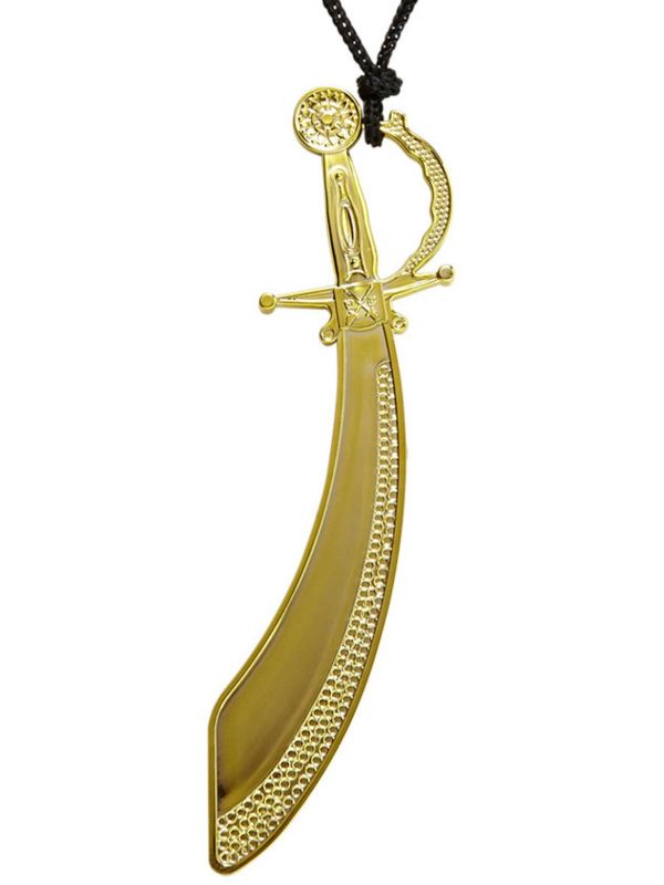 Gouden Piratenzwaard Ketting