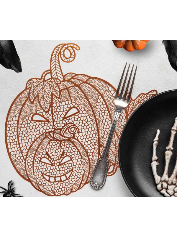 Gouden Pompoen Placemat Opengewerkt