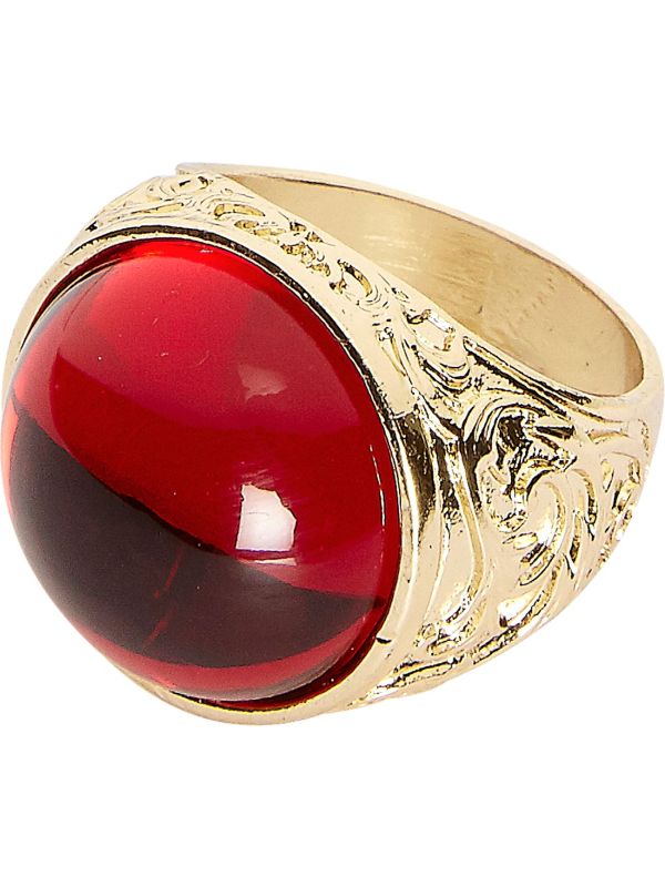Gouden Ring met Rode Juweel