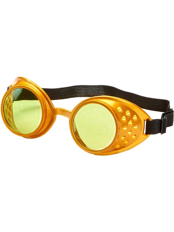 Gouden Steampunk Bril