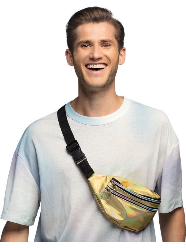 Goudkleurig Holografisch Heuptasje