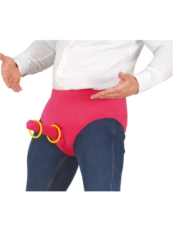 Grappige Piemel Ringwerp Onderbroek Vrijzellenfeest