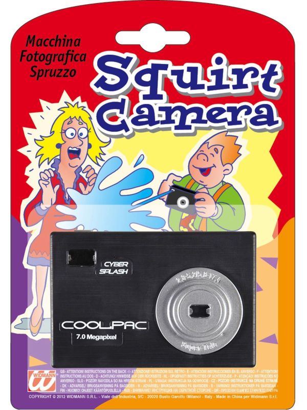Grappige Waterspuitende Camera