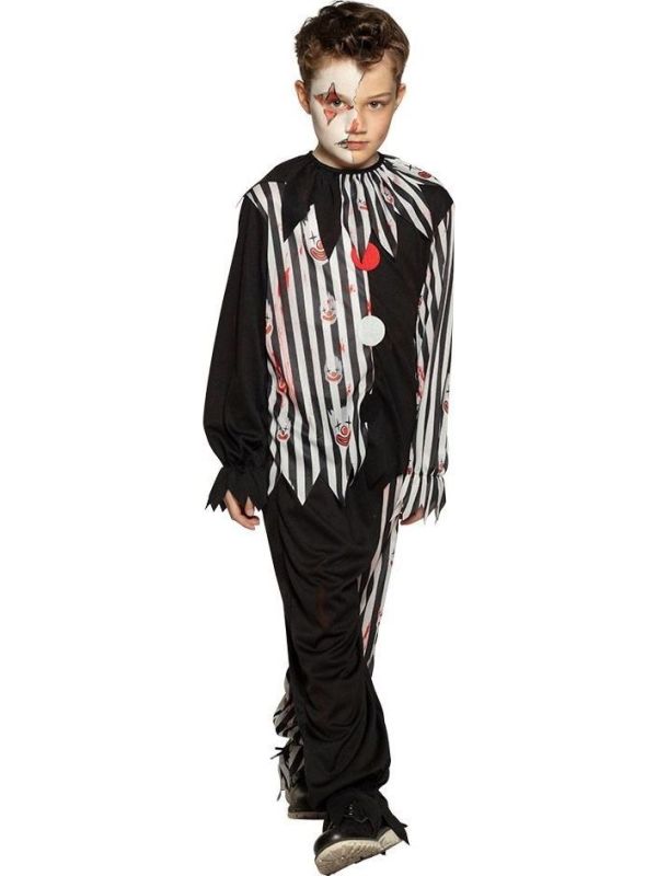 Griezelig Horror Clown Kostuum Kind