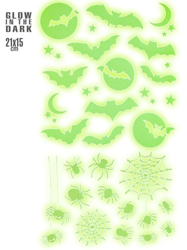 Griezelige Glow In The Dark Stickers