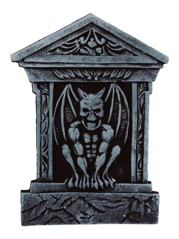 Griezelige Grafsteen Vleermuis