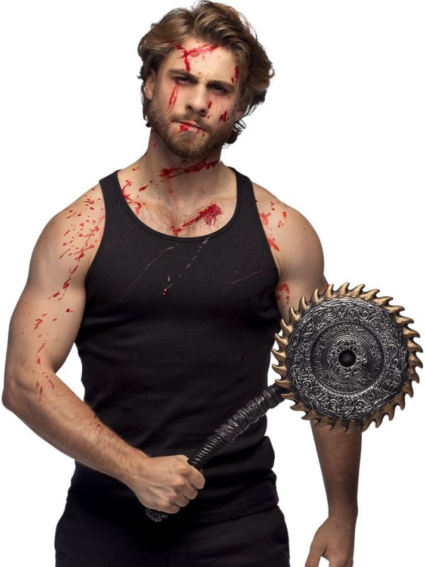 Griezelige Nep Cirkelzaag Halloween