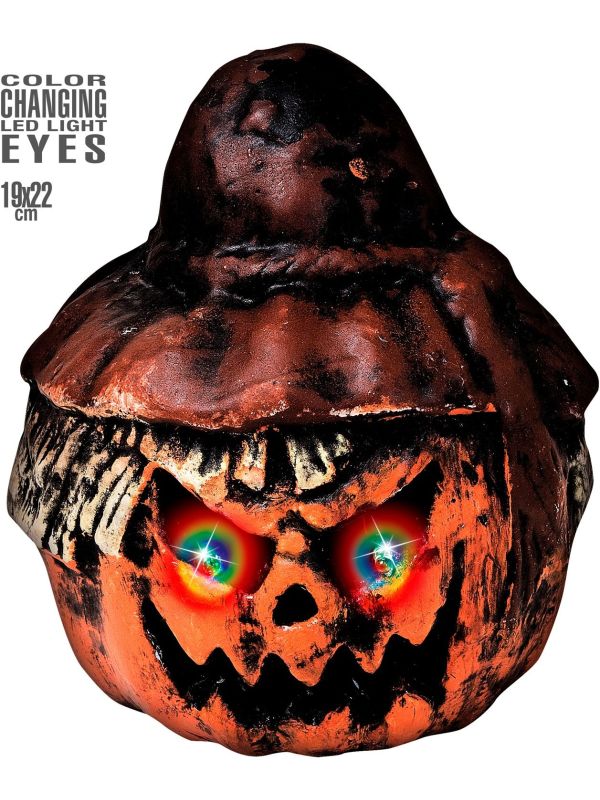 Griezelige Pompoen met Verlichting