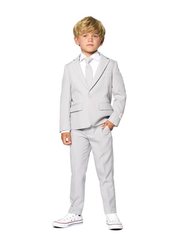 Grijs Opposuits Kostuum Jongens