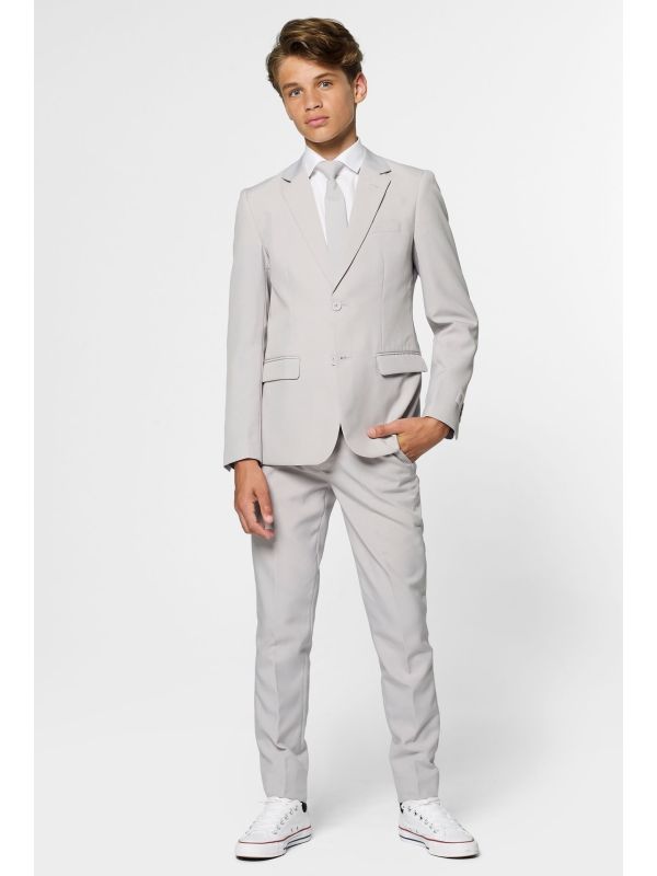 Grijs Opposuits Kostuum Tieners