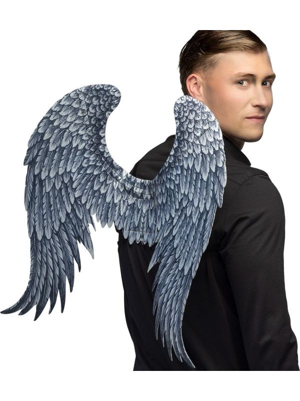 Grijze Engelenvleugels Halloween