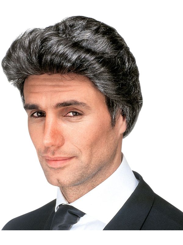 Grijze Luciano Pruik