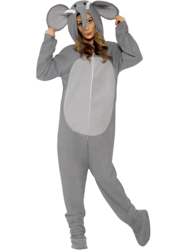 Grijze Olifanten Onesie