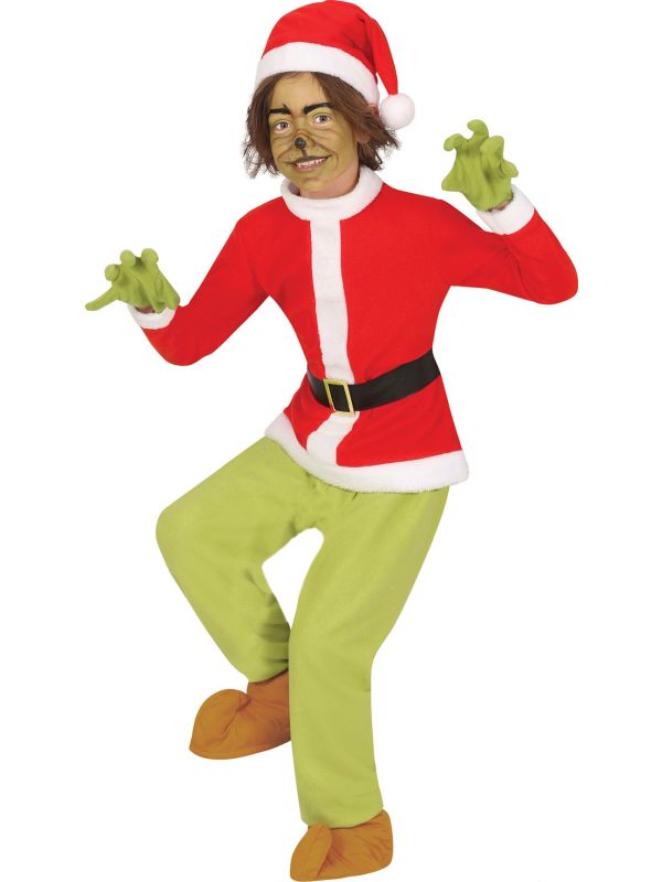 Grinch Kerstman Kostuum Kind