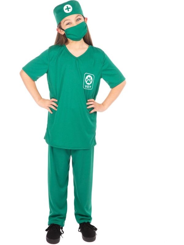 Groen Dierenarts Kostuum Kinderen