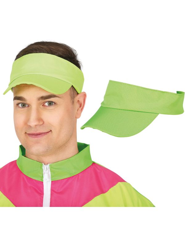 Groene 80's Zonneklep