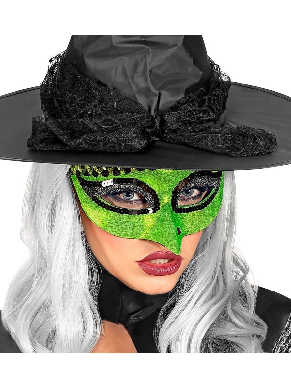Groene Heks Oogmasker