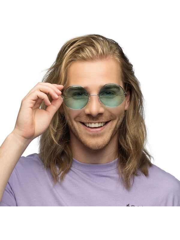 Groene Hippie Zonnebril