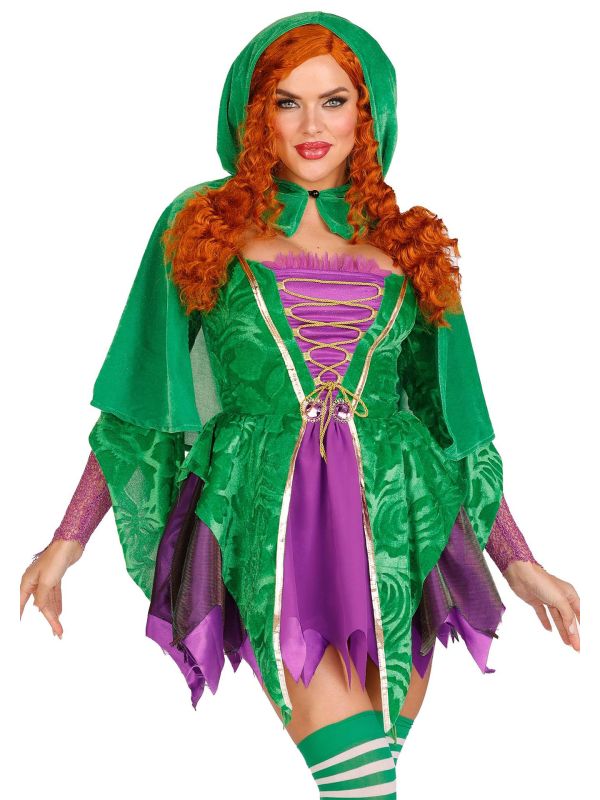 Groene Hocus Pocus Winnie Jurkje Dames