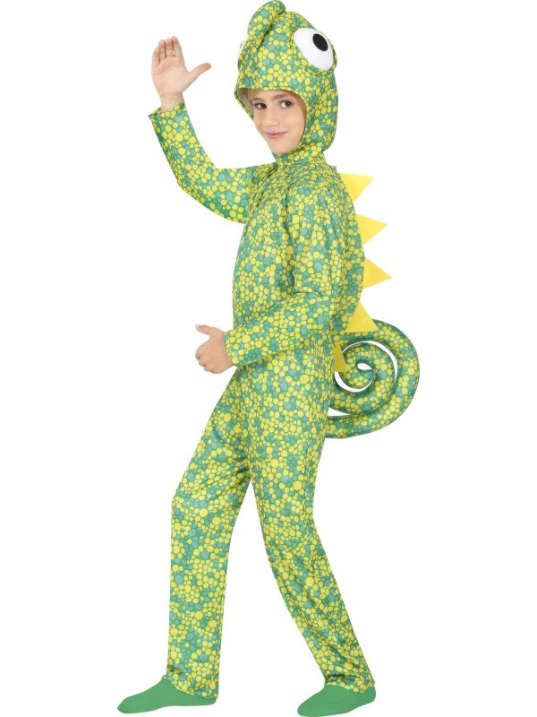 Groene Kameleon Outfit Kind