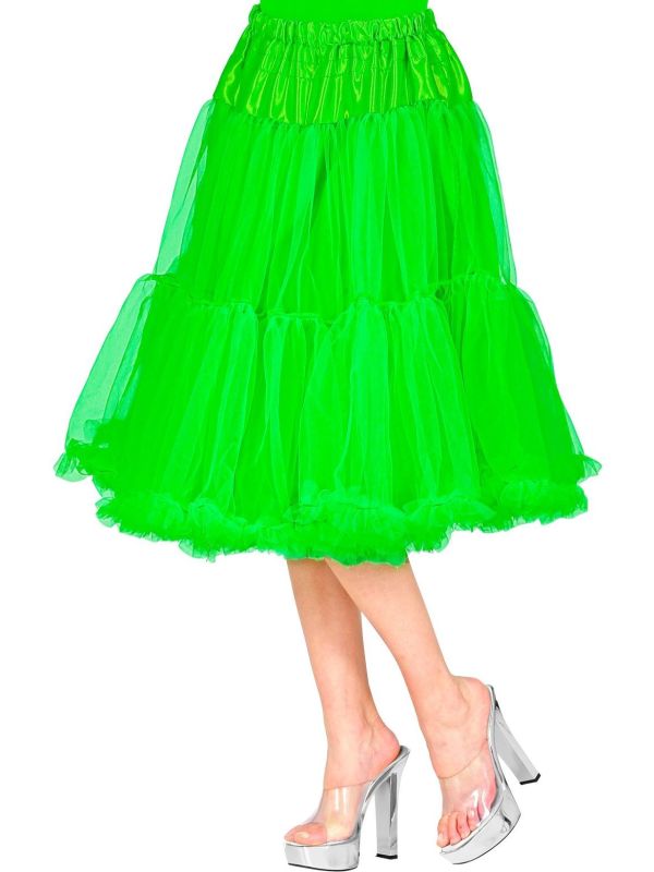 Groene Midi Tule Petticoat