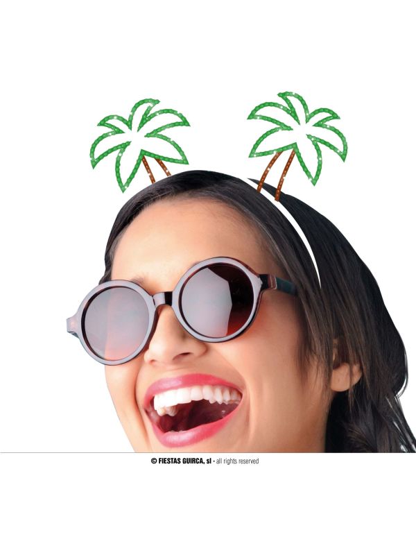 Groene Palmboom Hawaii Haarband