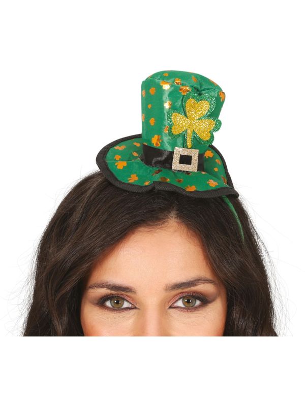 Groene St Patrick's Hoedje Hoofdband Volwassenen
