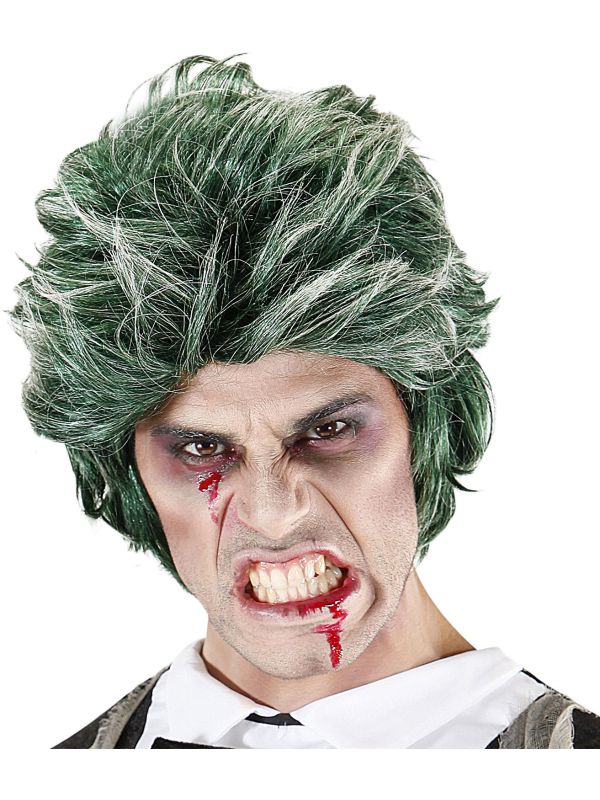 Groene The Joker Pruik Heren
