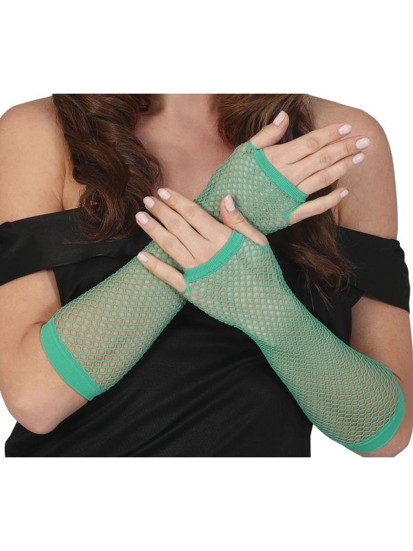 Groene Visnethandschoenen