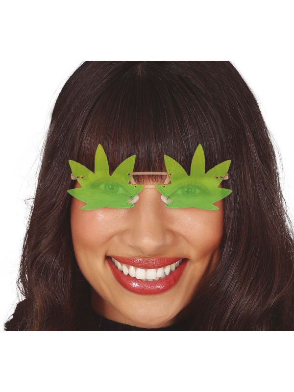 Groene Wiet Bril Rastafari