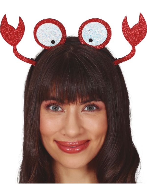 Haarband Glitter Krab