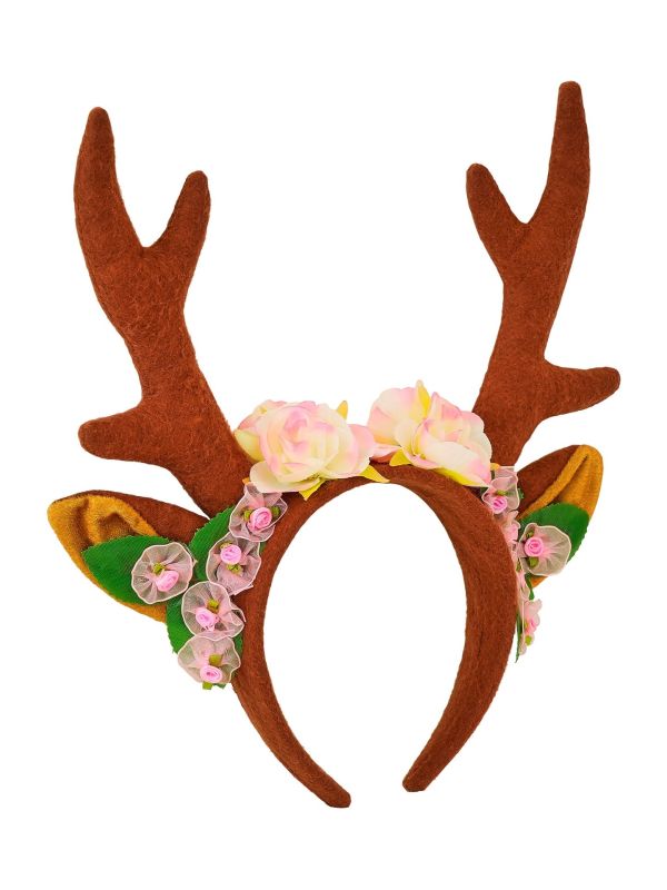 Haarband Rendier Bruin Kerst Dames