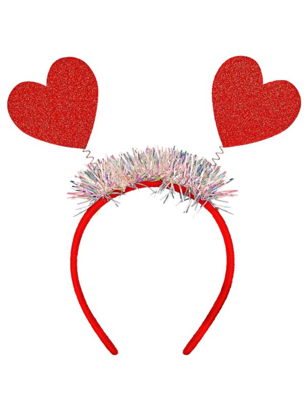 Haarband Rode Hartjes Dames Heren