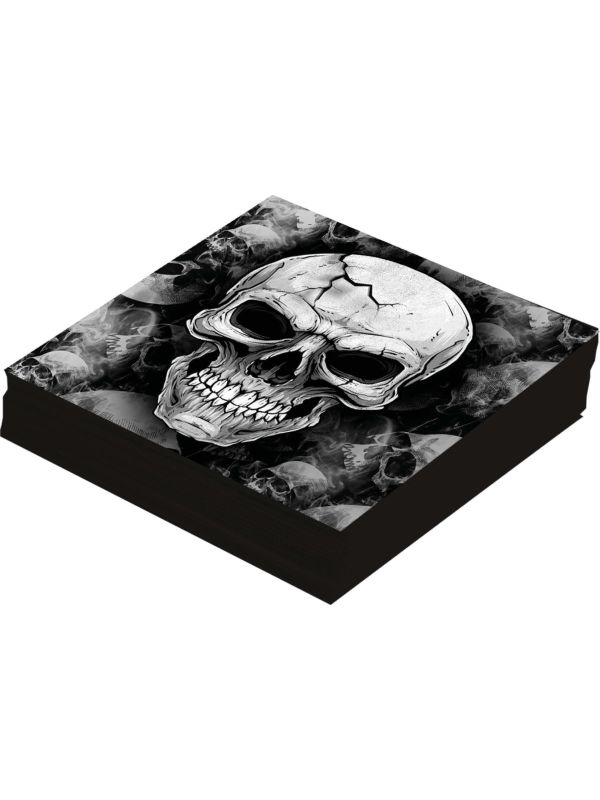 Halloween Angry Skull Servetten