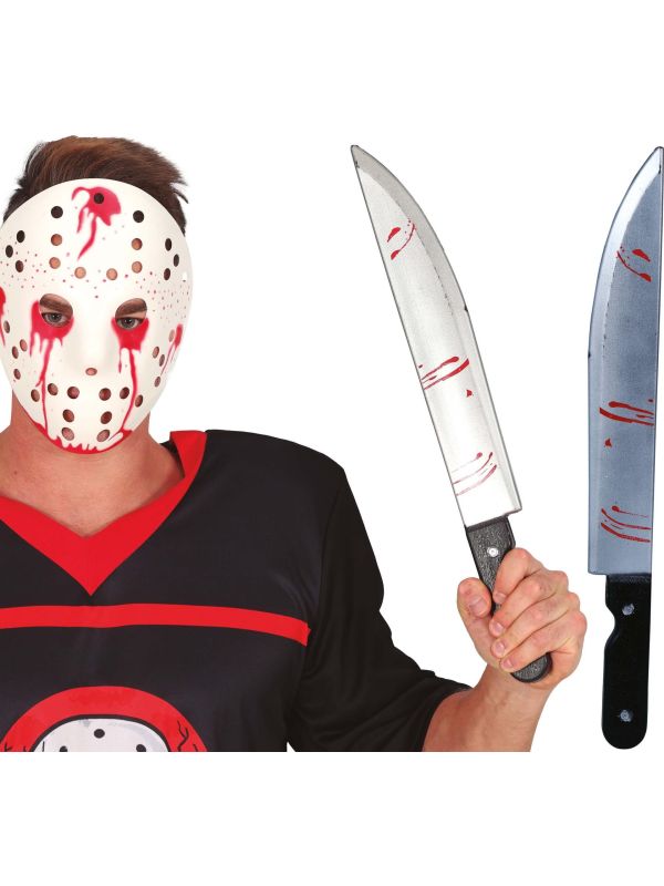 Halloween Bebloede Mes 45cm