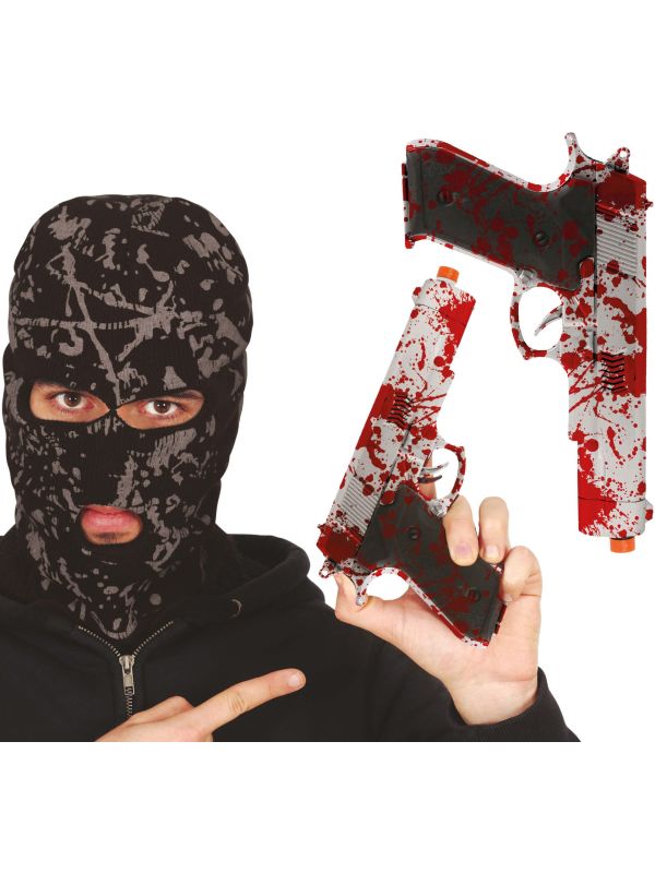 Halloween Bloederig Pistool 24cm