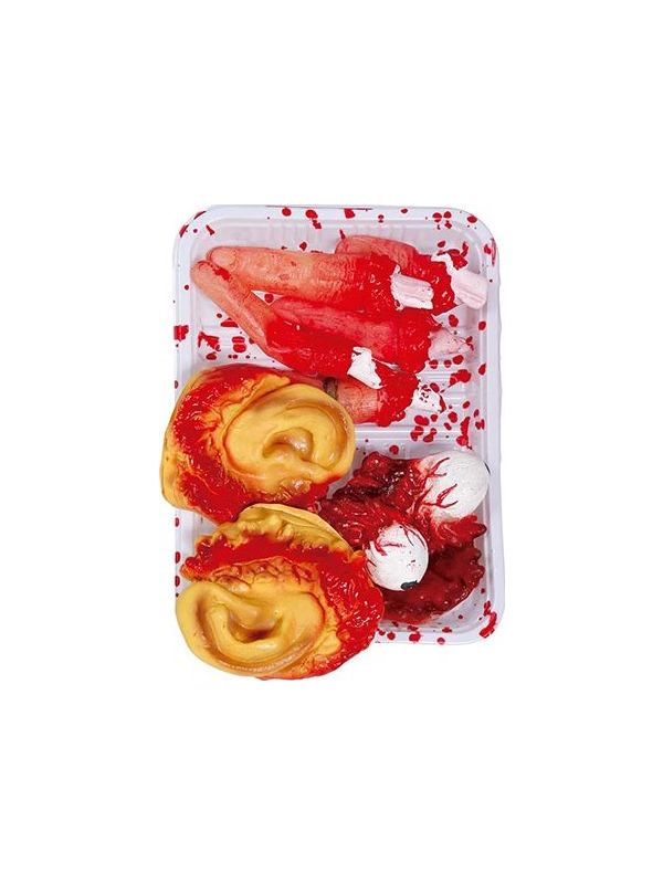 Halloween Bloederige Lichaamsdelen In Bakje