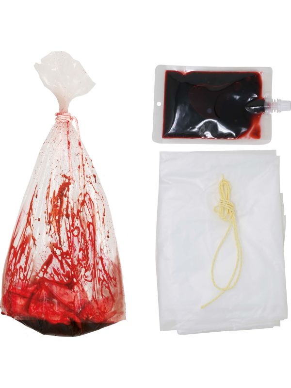 Halloween Bloederige Zak met Touw