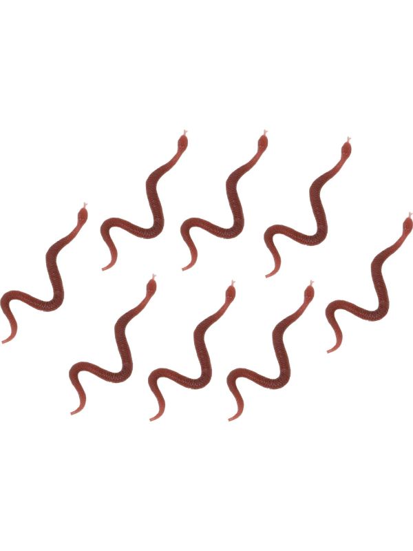 Halloween Decoratie Slangen 8 Stuks