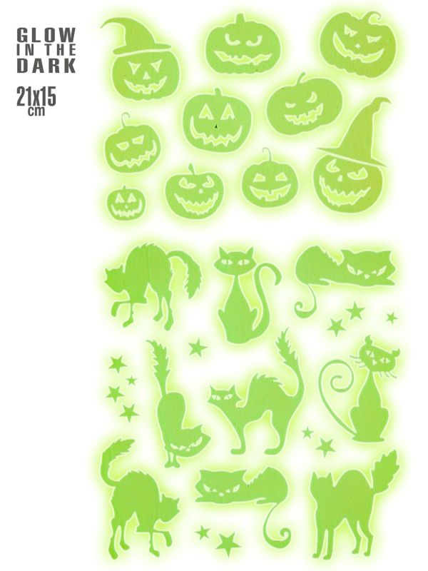 Halloween Glow In The Dark Stickers