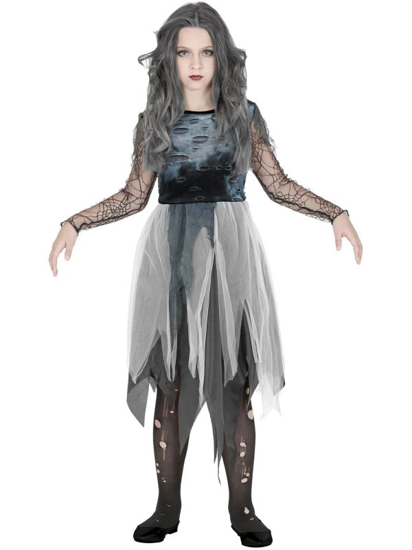Halloween Griezelige Geest Jurkje Kind