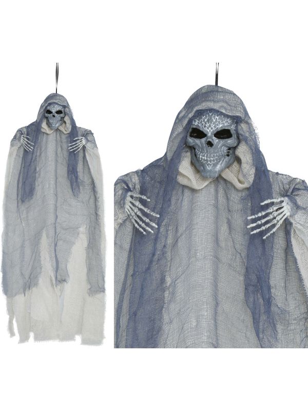 Halloween Hangende Skelet In Tuniek Pop 60cm