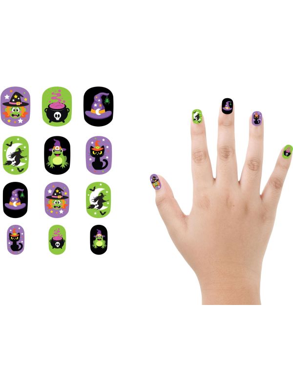 Halloween Heksen Nagels Kinderen