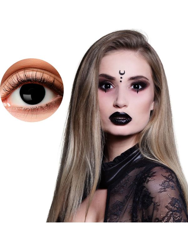 Halloween Heksen Zwarte Kleur Lenzen