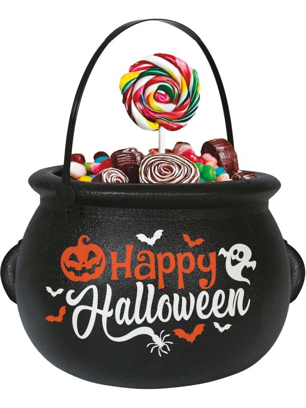 Halloween Heksenketel voor Snoep Kinderen 16cm