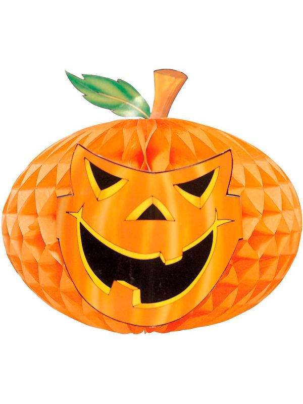 Halloween Honinggraat Pompoen