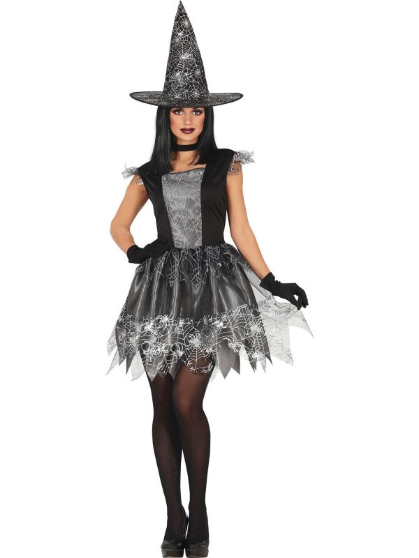 Halloween Jurk Zilver Dames