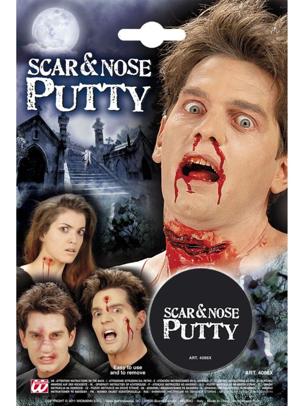 Halloween Make-Up Litteken en Neus