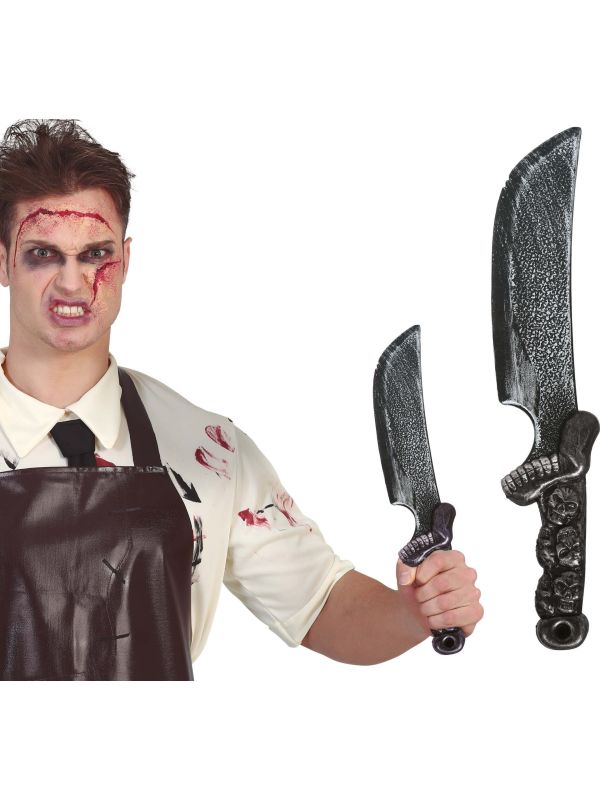 Halloween Mes met Schedelhandvat